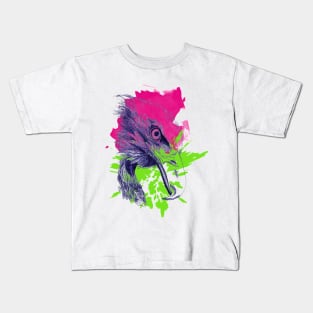 Colorfull eagle - Bird portrait artwork Kids T-Shirt